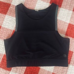 Black Mesh Athletic Top